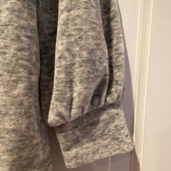 Loft Off-the-Shoulder Velour Sweatshirt - Picture 5 of 7